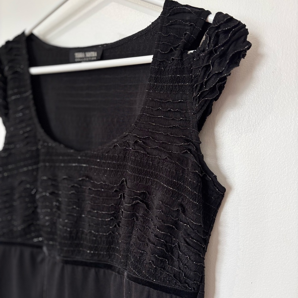 🎉4/30$🎉 Terra Nostra Textured Cap Sleeve Top - Size M - Picture 3 of 6